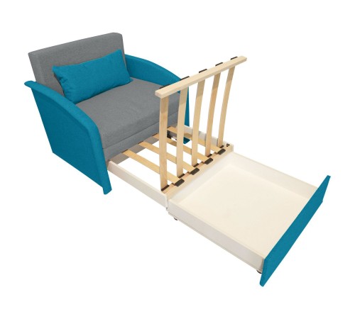 Кресло-кровать Вилли, светло-серый