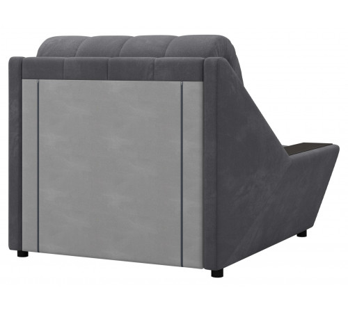 Кресло-кровать Осло с ящиком, темно-серый
