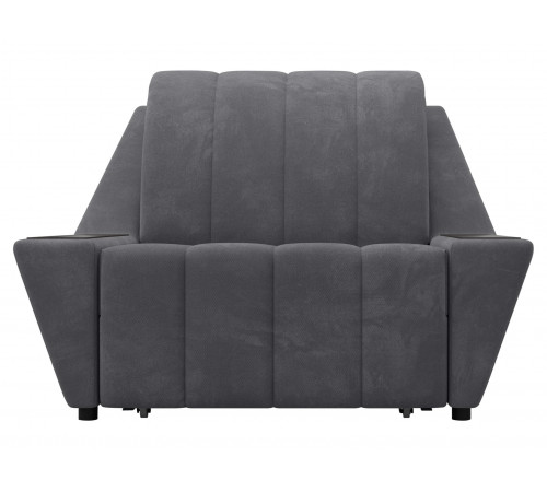 Кресло-кровать Осло с ящиком, темно-серый