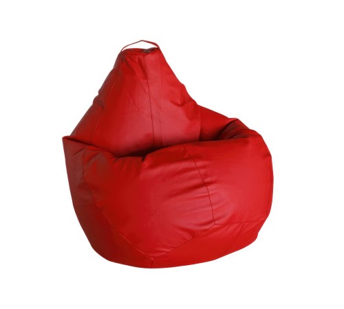 Кресло-мешок Ашли 3XL Категория 3 экокожа, красный