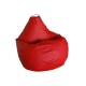Кресло-мешок Ашли 3XL Категория 3 экокожа, красный