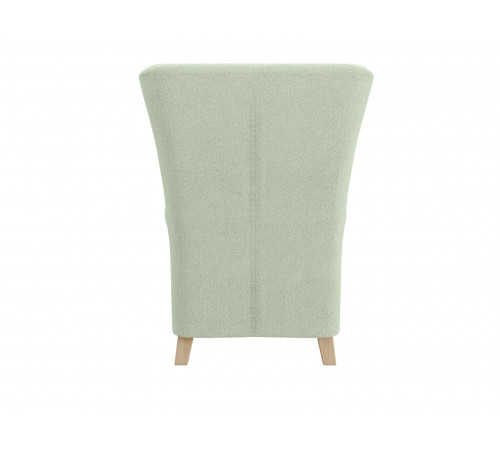 Кресло Лацио, лак/светло-зеленый (мех)