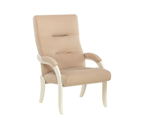Кресло Дэми (велюр), слоновая кость/бежевый