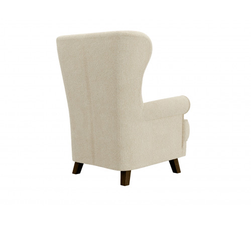 Кресло Лацио, орех/крем (мех)