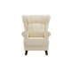 Кресло Лацио, орех/крем (мех)