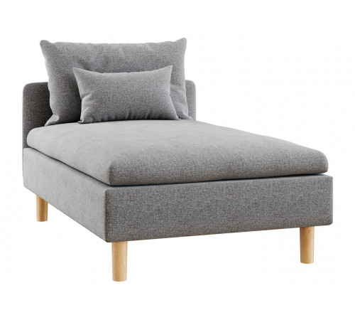 Шезлонг Калисто, серый