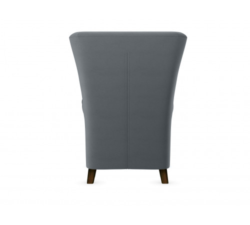 Кресло Лацио, орех/серый