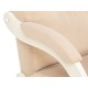 Кресло Дэми (велюр), слоновая кость/бежевый