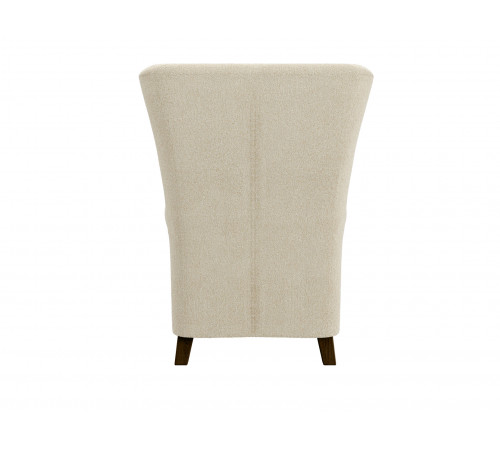 Кресло Лацио, орех/крем (мех)