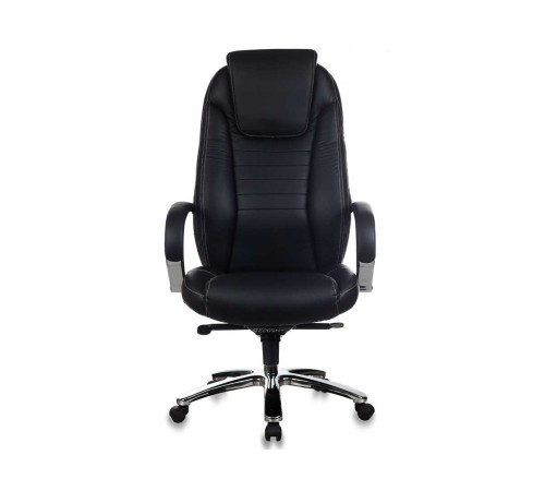 Кресло руководителя Бюрократ T-9923SL/BLACK черный кожа крестовина хром