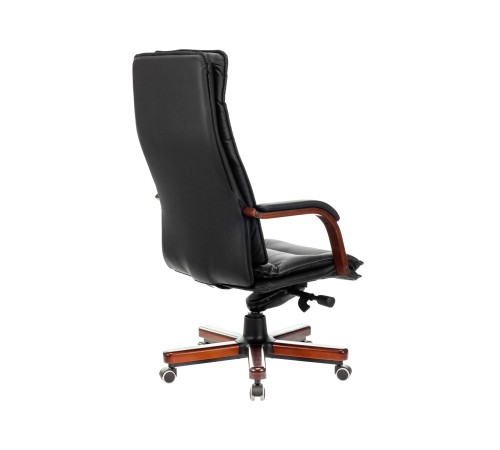 1360714 Кресло руководителя T-9927WALNUT/BLACK, черный 1360714 Кресло руководителя T-9927WALNUT/BLACK, черный