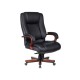 1215691 Кресло руководителя T-9925WALNUT, черный