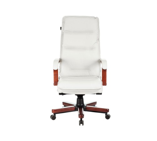1360715 Кресло руководителя T-9927WALNUT/IVORY, слоновая кость
