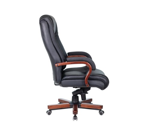1215691 Кресло руководителя T-9925WALNUT, черный