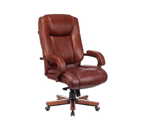 1399464 Кресло руководителя T-9925WALNUT, светло-коричневый