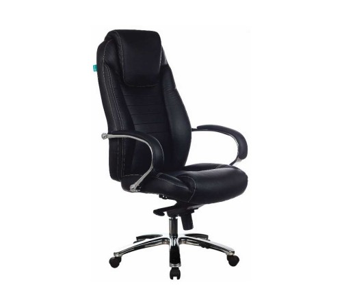 Кресло руководителя Бюрократ T-9923SL/BLACK черный кожа крестовина хром
