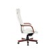 1360715 Кресло руководителя T-9927WALNUT/IVORY, слоновая кость