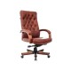 1545726 Кресло руководителя Бетховен / T-9928WALNUT, кожа, светло-коричневый