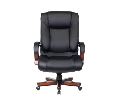 1215691 Кресло руководителя T-9925WALNUT, черный