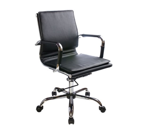 664068 Офисное кресло CH-993-Low / black [Иск. кожа черная]