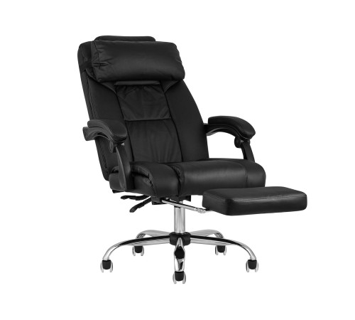 УТ000001956 Кресло руководителя TopChairs Royal [Черный, экокожа]