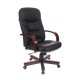 Кресло руководителя T-9908 [Black / иск. кожа черный]