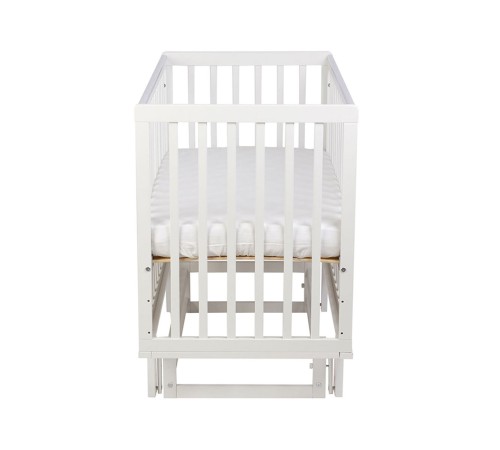 Кроватка детская Polini kids Simple 340 с маятником, белый Кроватка детская Polini kids Simple 340 с маятником, белый