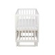 Кроватка детская Polini kids Simple 340 с маятником, белый