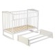 Кровать детская Фея 204 с маятником, белый