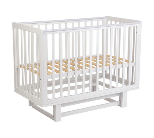 Кроватка детская Polini kids Simple 340 с маятником, белый Кроватка детская Polini kids Simple 340 с маятником, белый