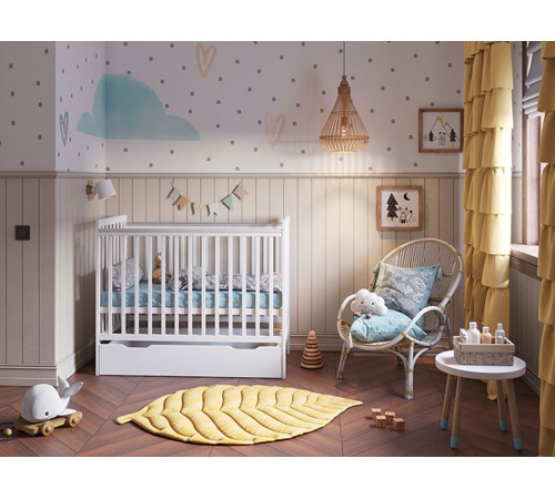 Кроватка детская Polini kids Simple 310-03, белый Кроватка детская Polini kids Simple 310-03, белый