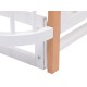 Кроватка детская Polini kids Simple 350, белый/бук