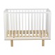 Кроватка детская Polini kids Simple 340, белый/натуральный