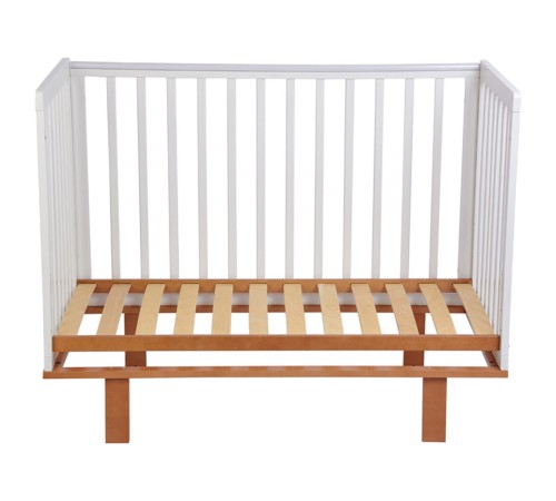 Кроватка детская Polini kids Simple 340, белый/бук