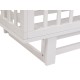 Кроватка детская Polini kids Simple 340 с маятником, белый