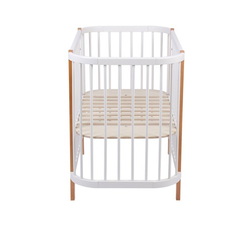 Кроватка детская Polini kids Simple 350, белый/бук Кроватка детская Polini kids Simple 350, белый/бук