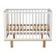 Кроватка детская Polini kids Simple 340, белый/бук