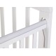 Кроватка детская Polini kids Simple 304 с маятником, белый