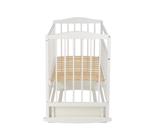 Кровать детская Фея 204 с маятником, белый