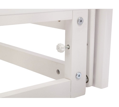 Кроватка детская Polini kids Simple 340 с маятником, белый Кроватка детская Polini kids Simple 340 с маятником, белый