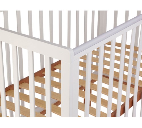 Кроватка детская Polini kids Simple 340, белый/бук