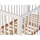Кроватка детская Polini kids Simple 340, белый/бук