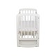 Кроватка детская Polini kids Simple 304 с маятником, белый