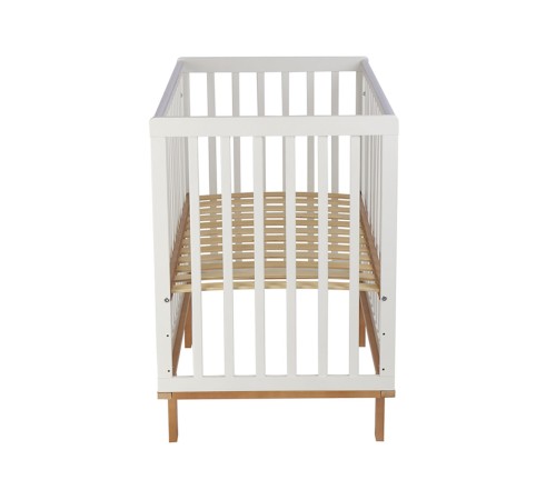 Кроватка детская Polini kids Simple 340, белый/бук