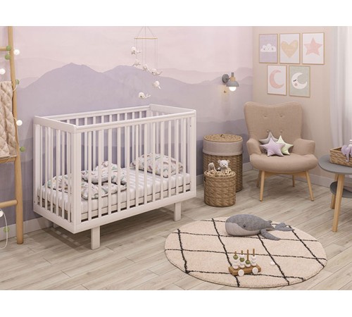 Кроватка детская Polini kids Simple 340, белый Кроватка детская Polini kids Simple 340, белый