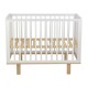 Кроватка детская Polini kids Simple 340, белый/натуральный