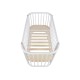 Кроватка детская Polini kids Simple 350, белый/серый