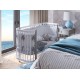 Кроватка детская Polini kids Simple 350, белый/серый