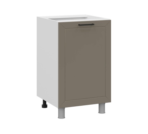 Вектор Кухонный гарнитур прямой 210 см, белый/базальт