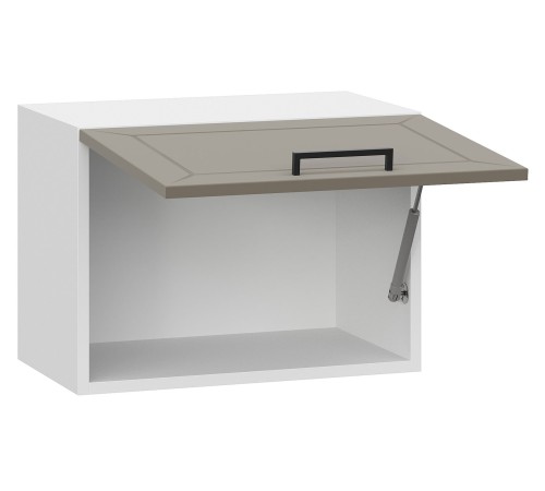 Вектор Кухонный гарнитур прямой 210 см, белый/базальт